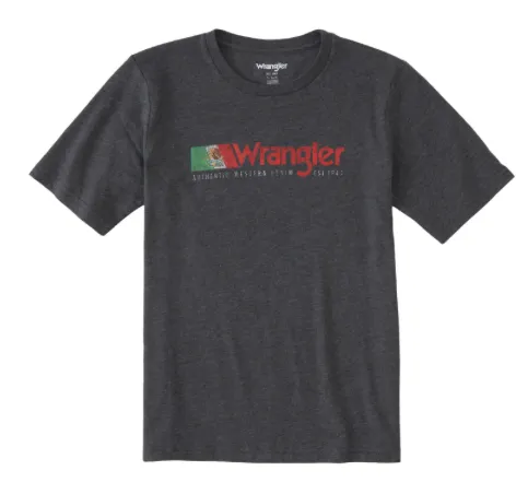 112344153- Wrangler Boy's SS Tee- Caviarheat