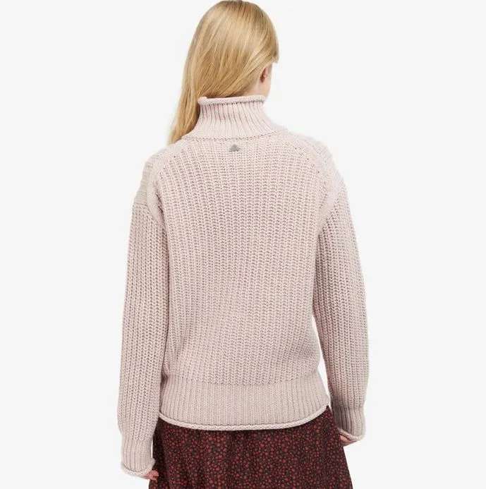 Barbour Rockcliffe Knit in Rose Quartz LKN1200