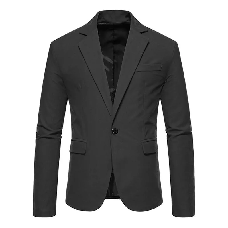 Blazer en daim vintage à un bouton