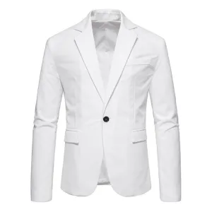 Blazer en daim vintage à un bouton