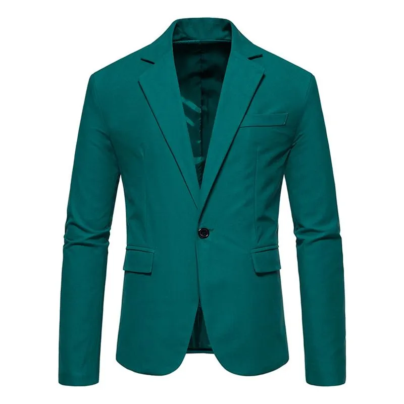 Blazer en daim vintage à un bouton