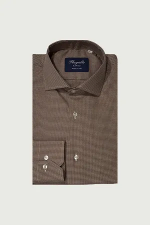 Brown Flannel Cotton Shirt
