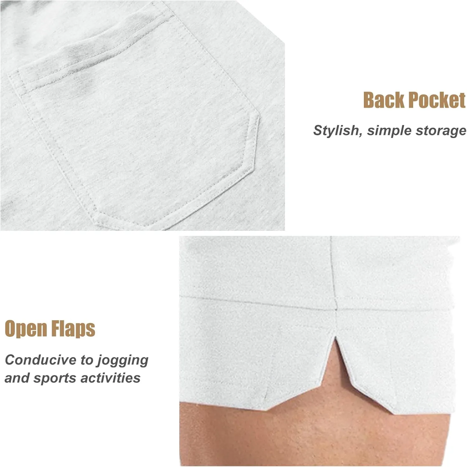 BUXKR Mens Workout Shorts 5 Inch Quick Dry Gym Shorts for Men Athletic Running Shorts with Zipper Pockets