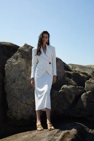 Cecelia Blazer White