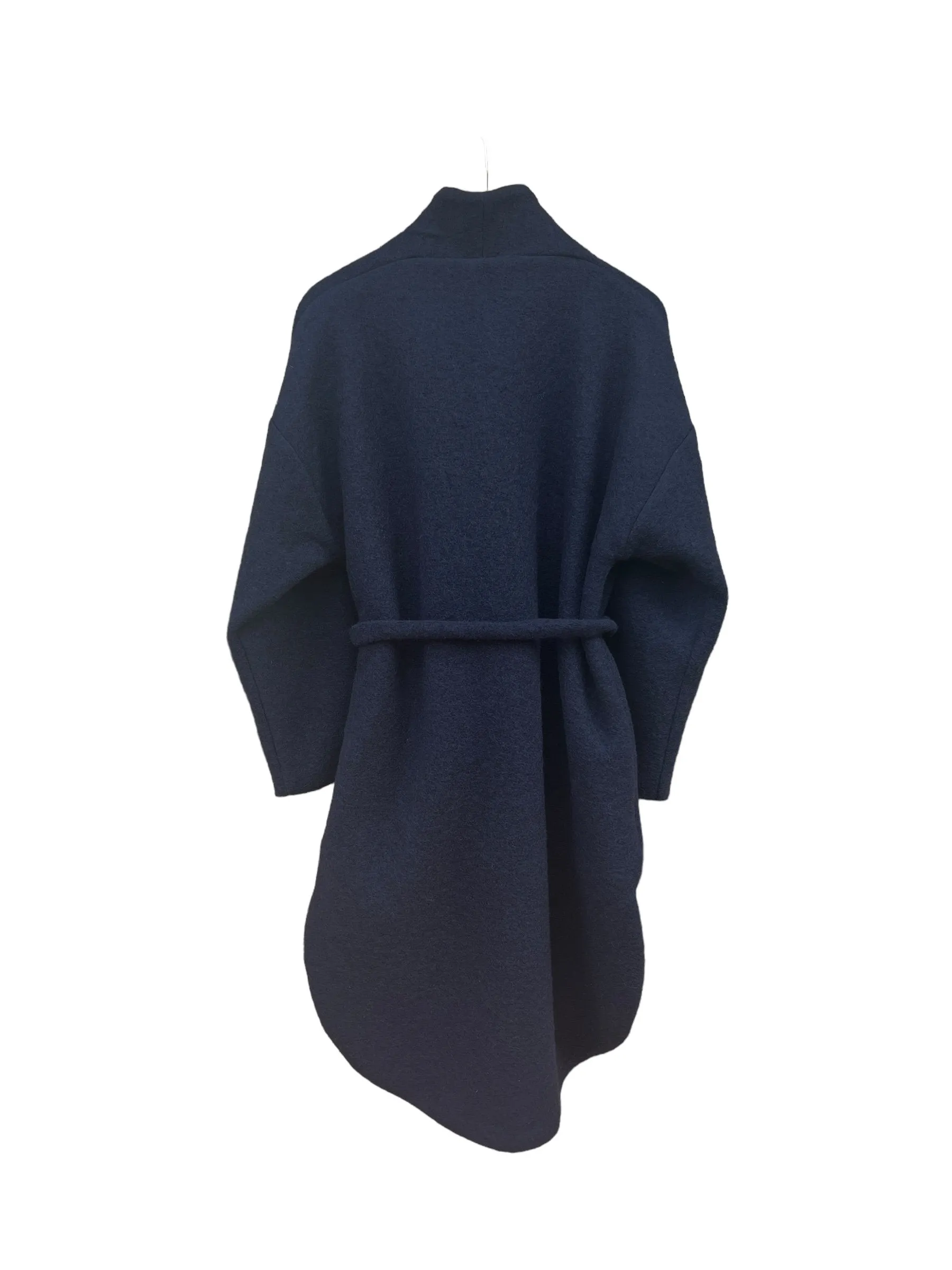 Cigala Coat Blue Organic Wool