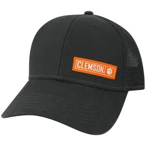 Clemson Black Trucker Lo-Pro Snapback