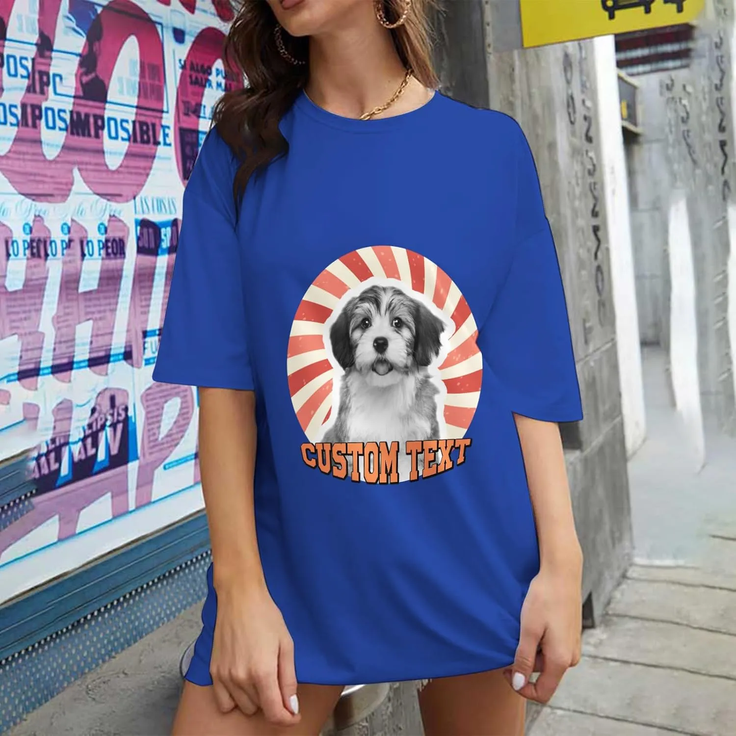 Custom T Shirts with face Personalized T Shirt for Men Women with Picture Design Your Own Shirt Add Text/Image