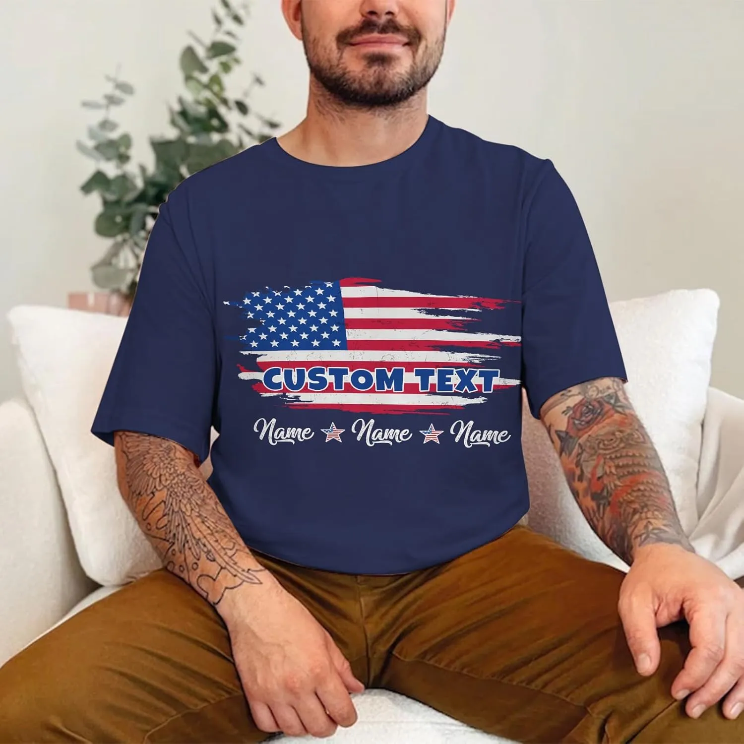 Custom T Shirts with face Personalized T Shirt for Men Women with Picture Design Your Own Shirt Add Text/Image
