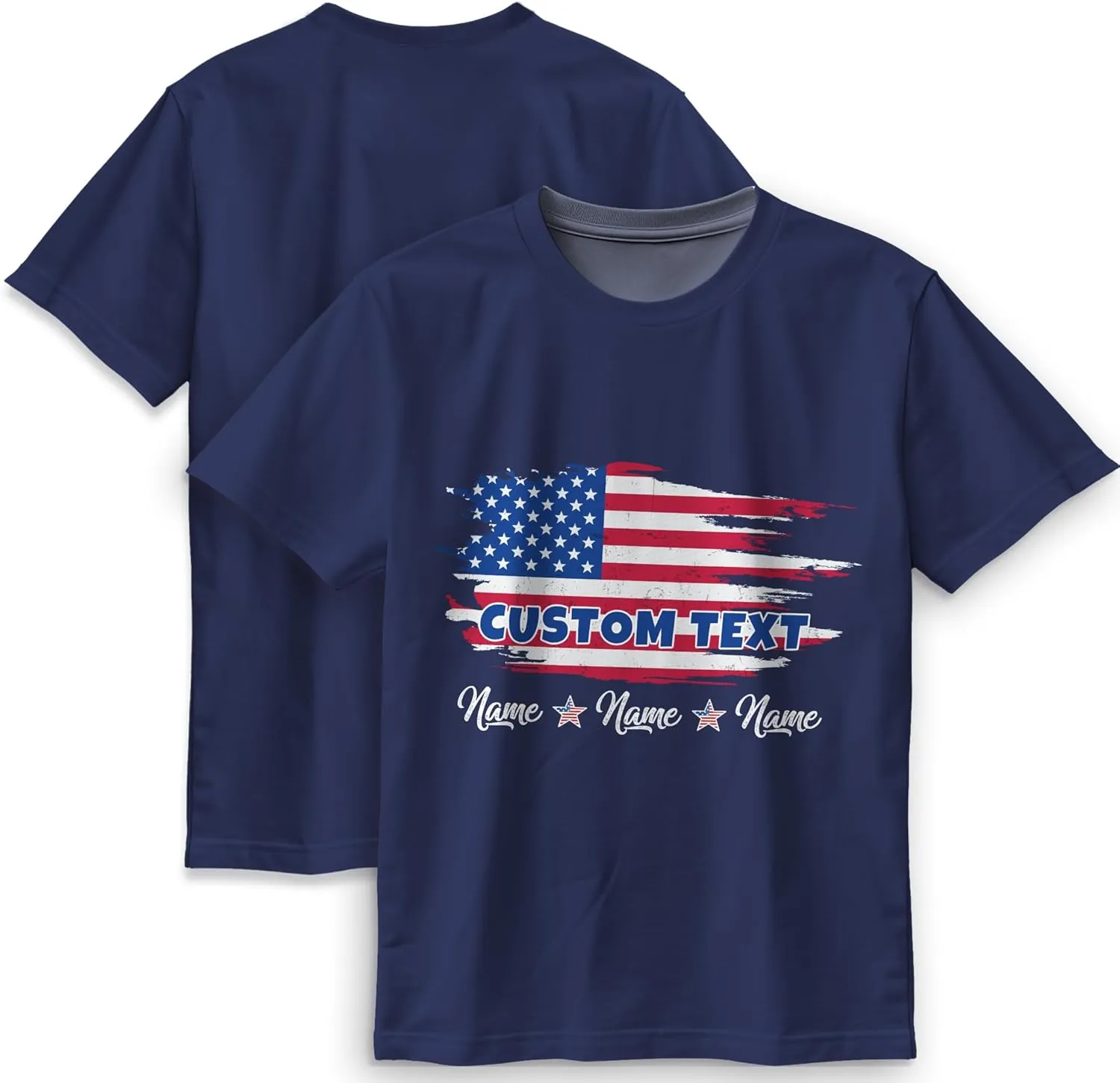 Custom T Shirts with face Personalized T Shirt for Men Women with Picture Design Your Own Shirt Add Text/Image