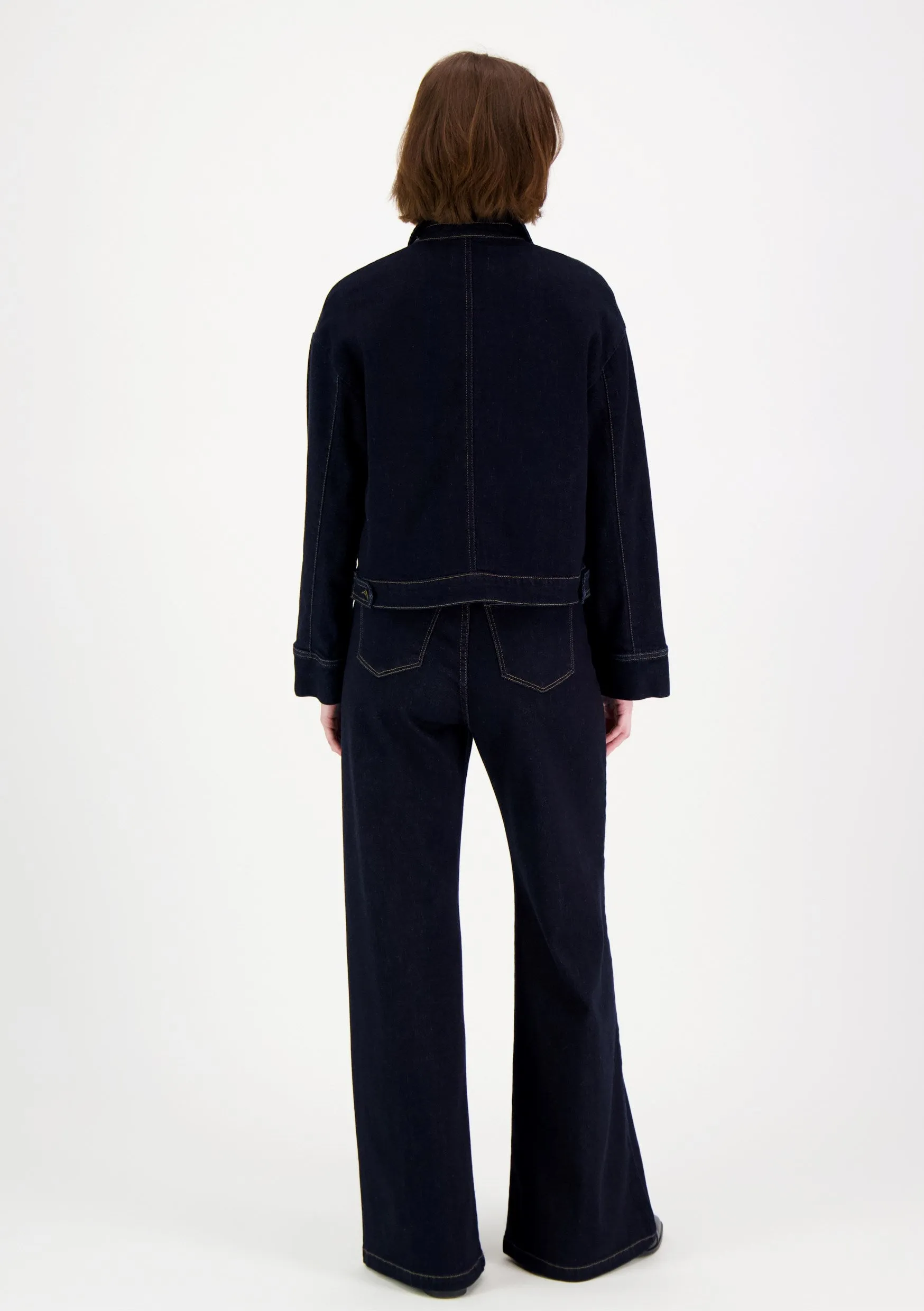 Elsie Denim Jacket Dark Blue