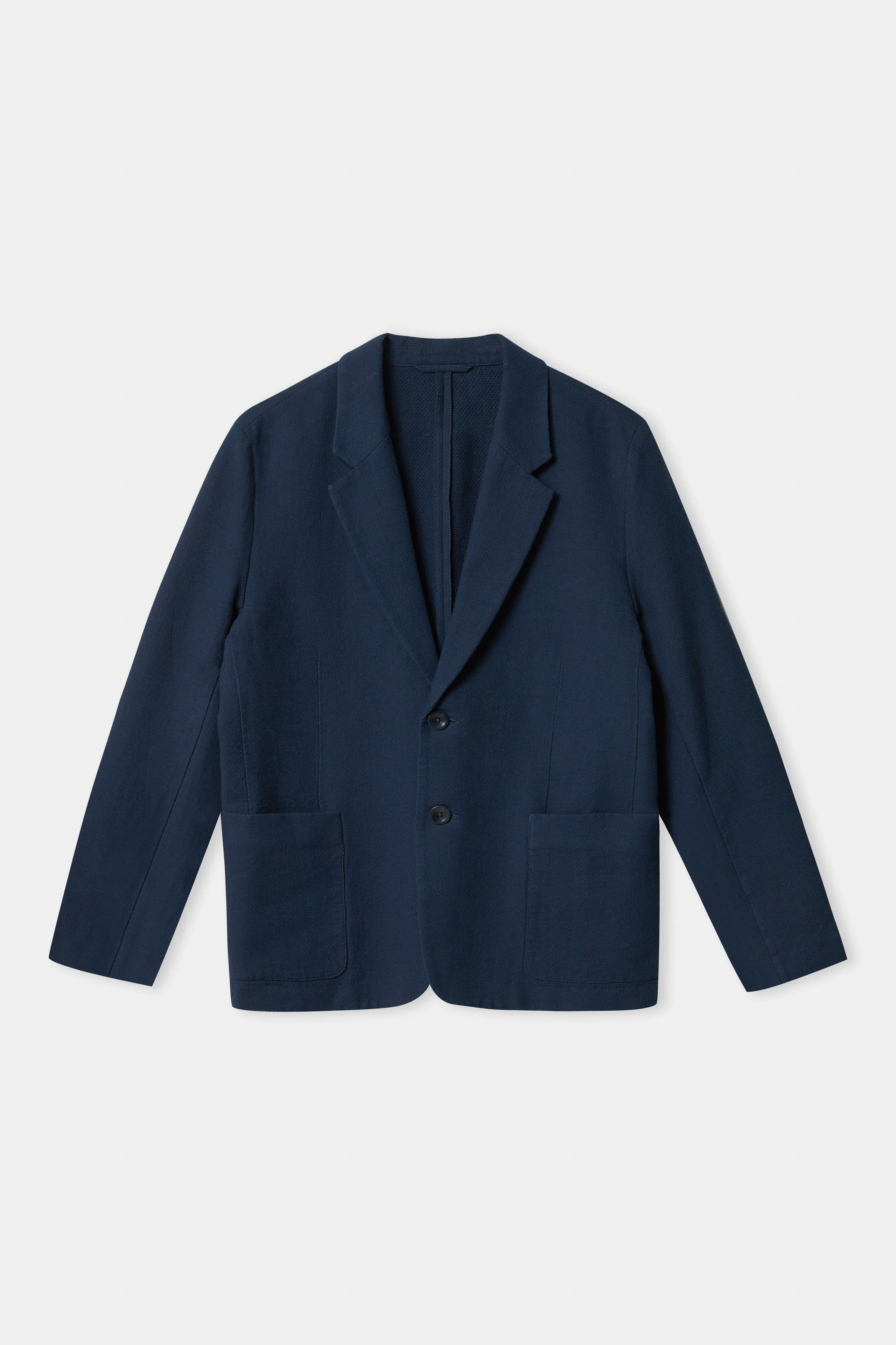 ENVER blazer eco structured cotton blue