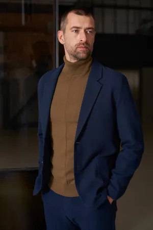 ENVER blazer eco structured cotton blue