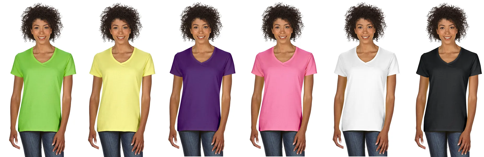 Florida OCA Ladies Short sleeve V-neck Gildan T-shirt