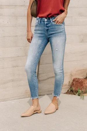 Flying Monkey Distressed Skinny Jeans