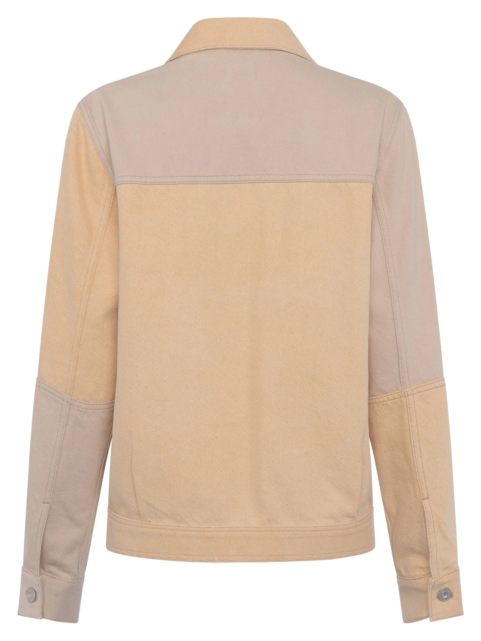French Connection Prinze Colour Block Denim Jacket