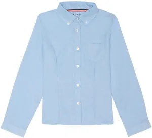 French Toast Girls' Long Sleeve Oxford Blouse