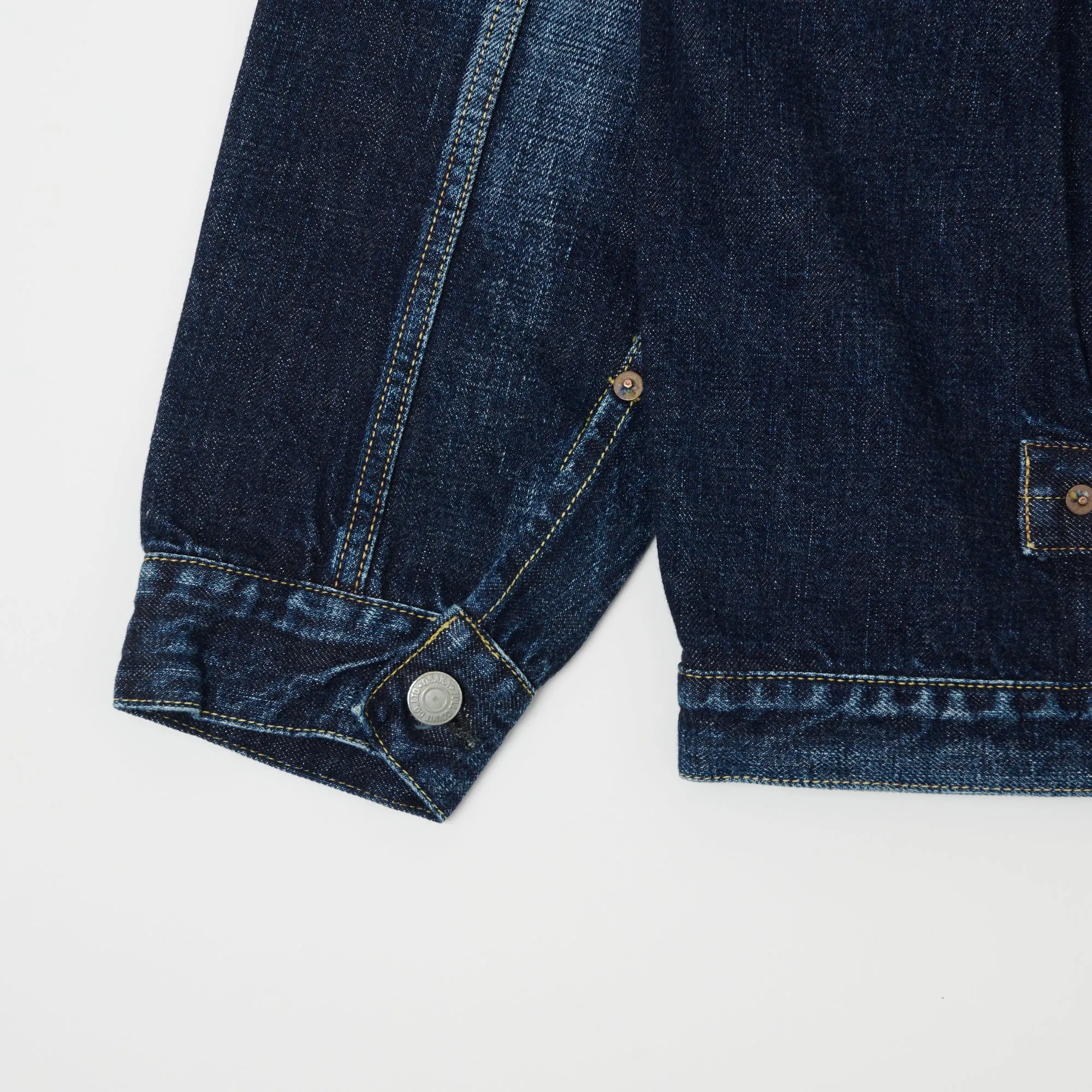 Full Count 2980-2107 'Half Way There' Type I Denim Jacket - Washed