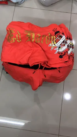 Girls Ed Hardy Booty Biker Shorts