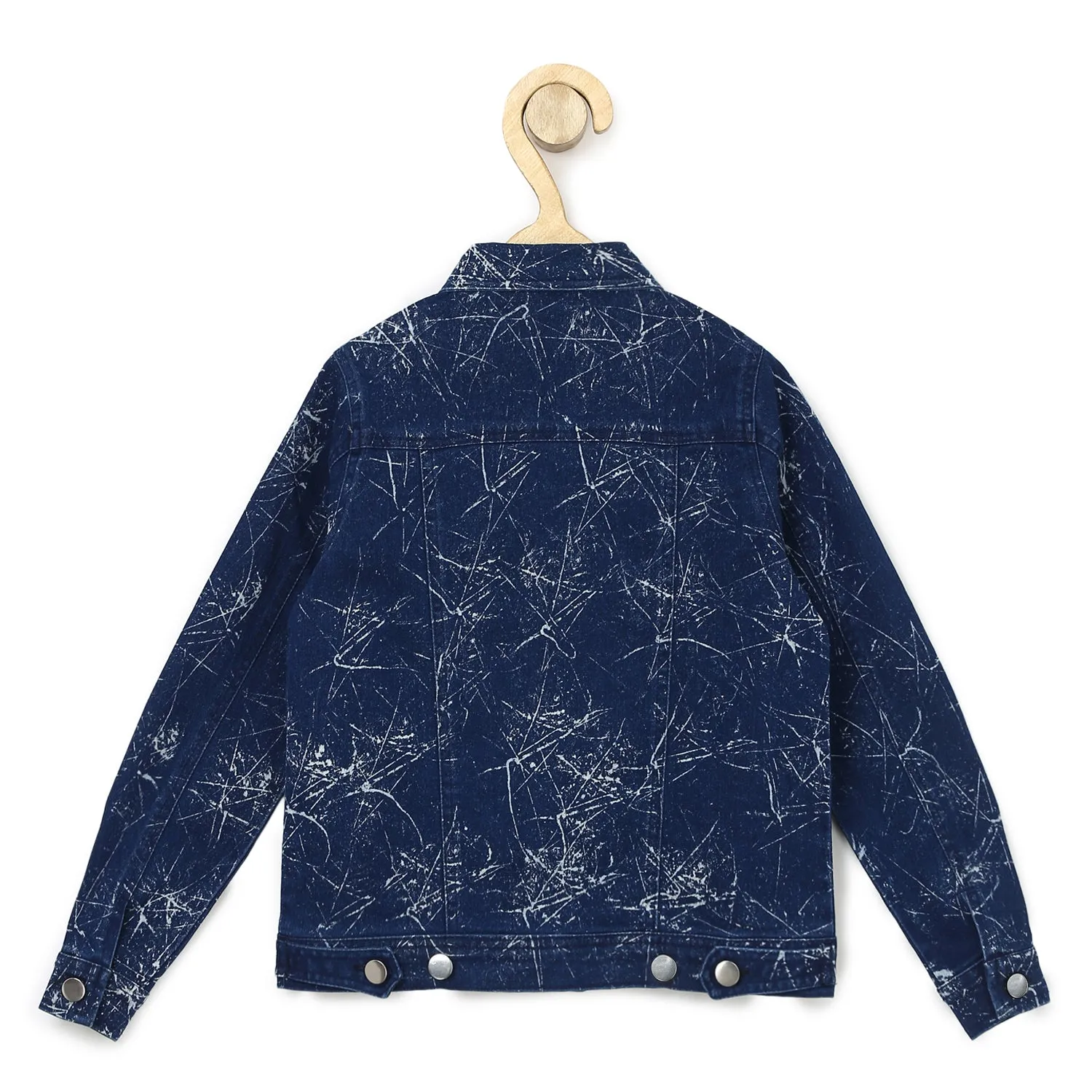 Girl's Jacket With Crinkle Effect - StyleStone Kid