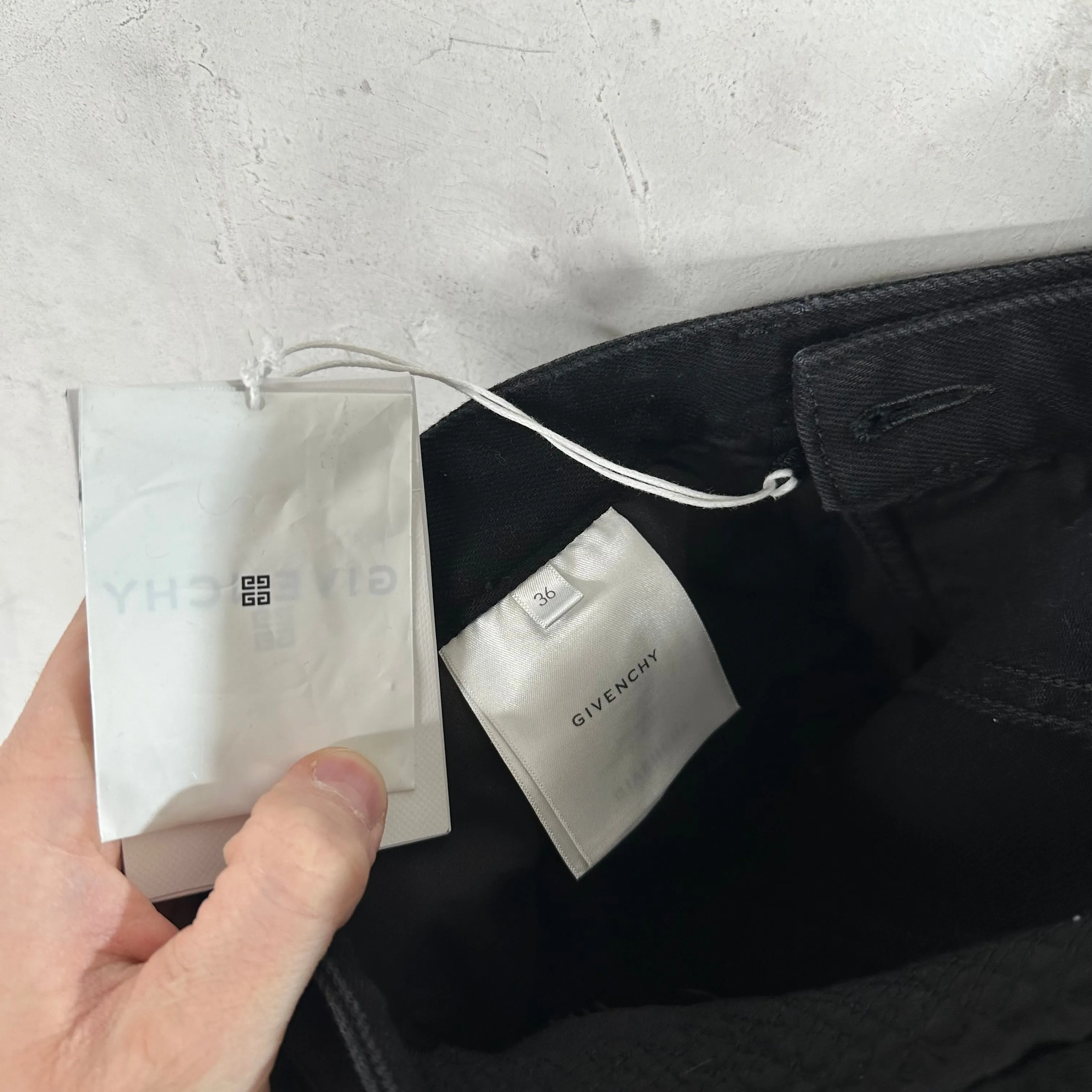 Givenchy Distressed & Repaired Jeans