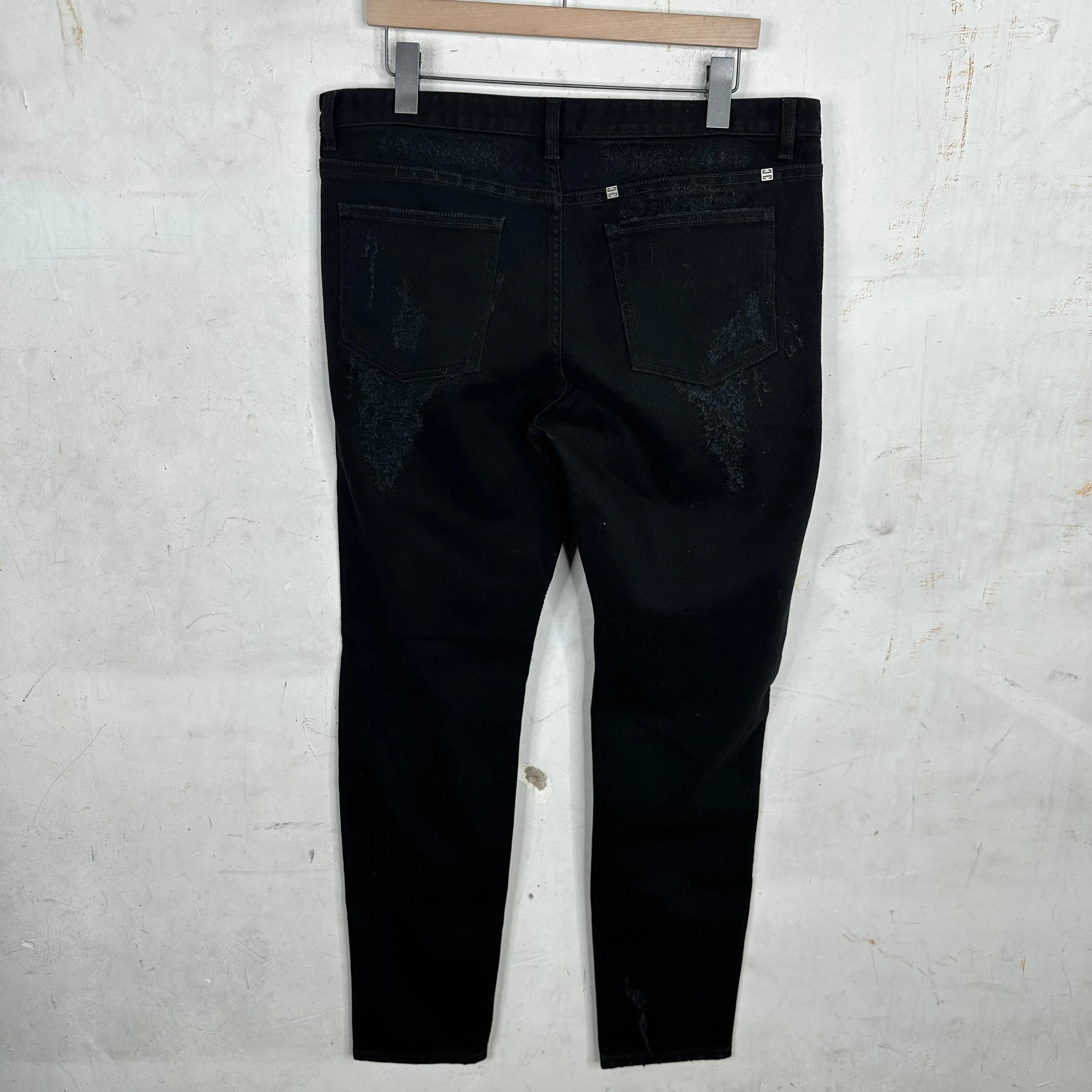 Givenchy Distressed & Repaired Jeans