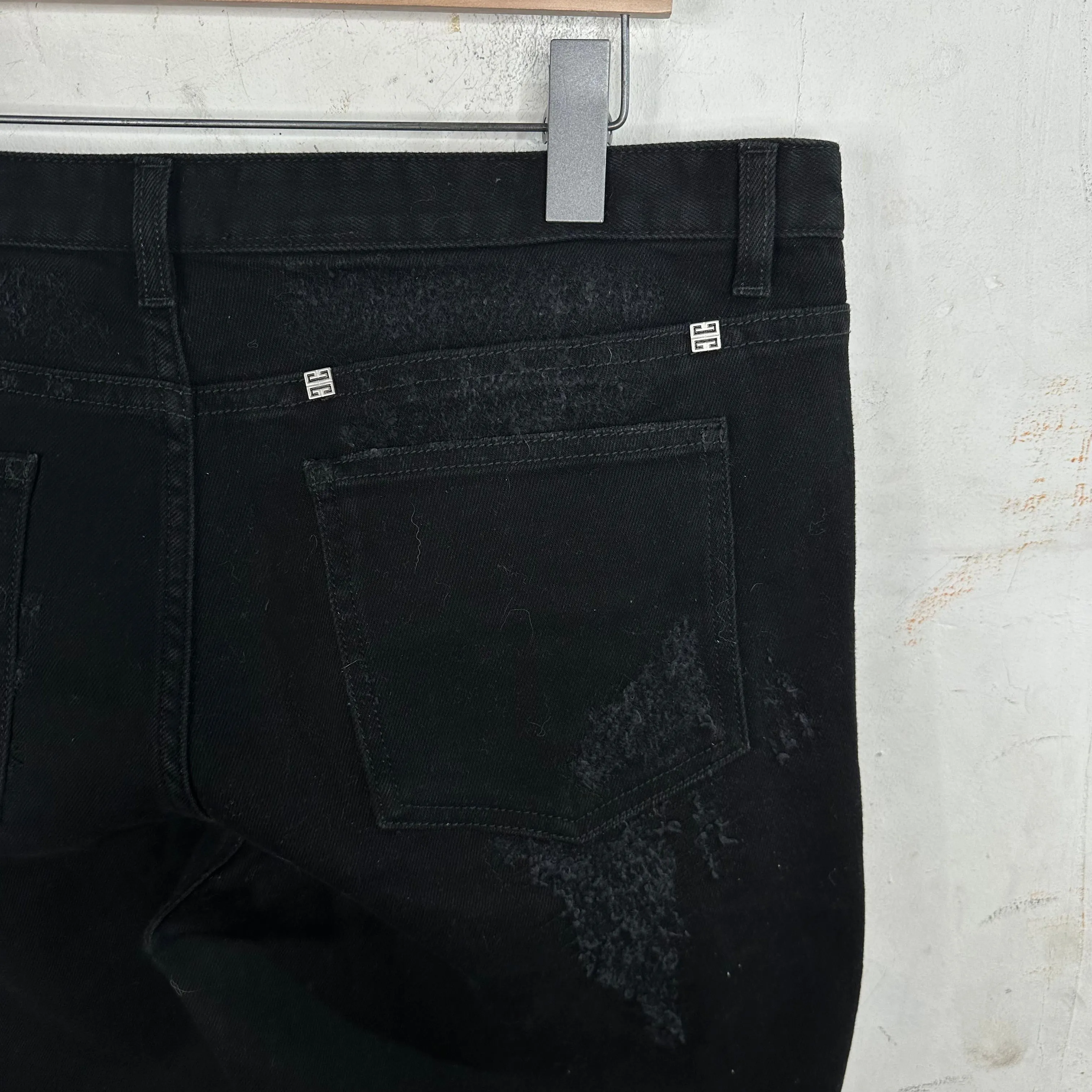 Givenchy Distressed & Repaired Jeans
