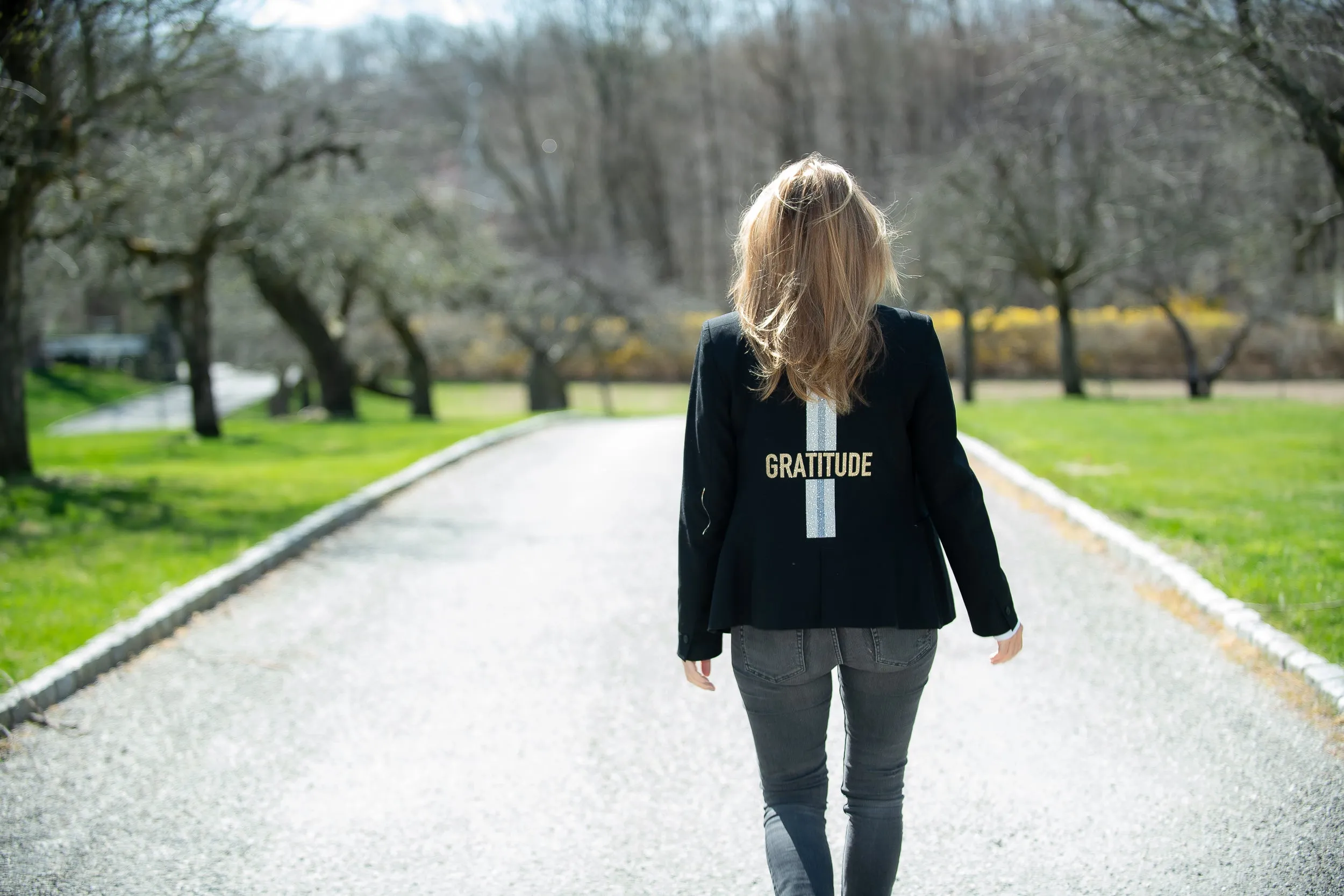 Gratitude Lines Blazer