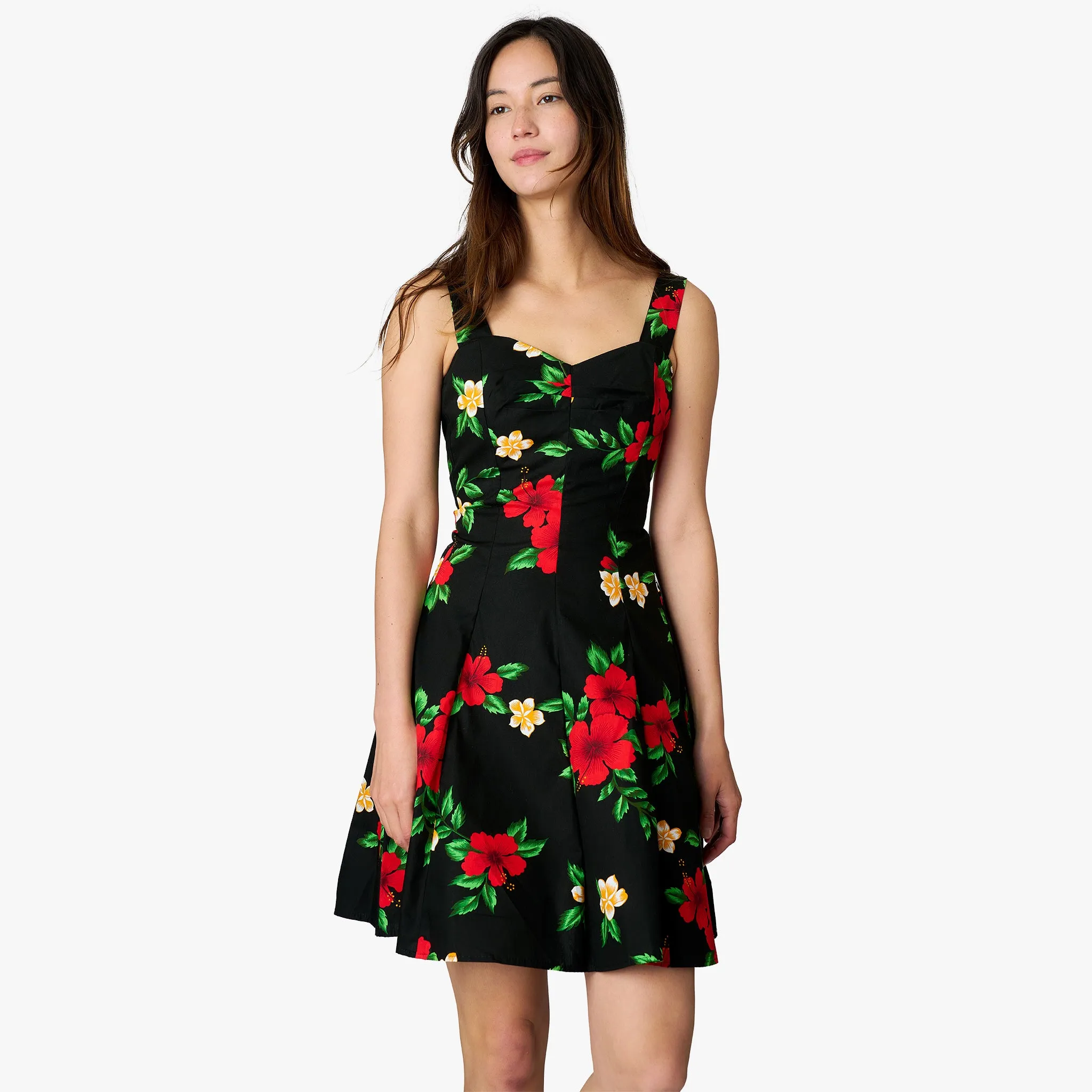 Hibiscus Dream Mini Sundress
