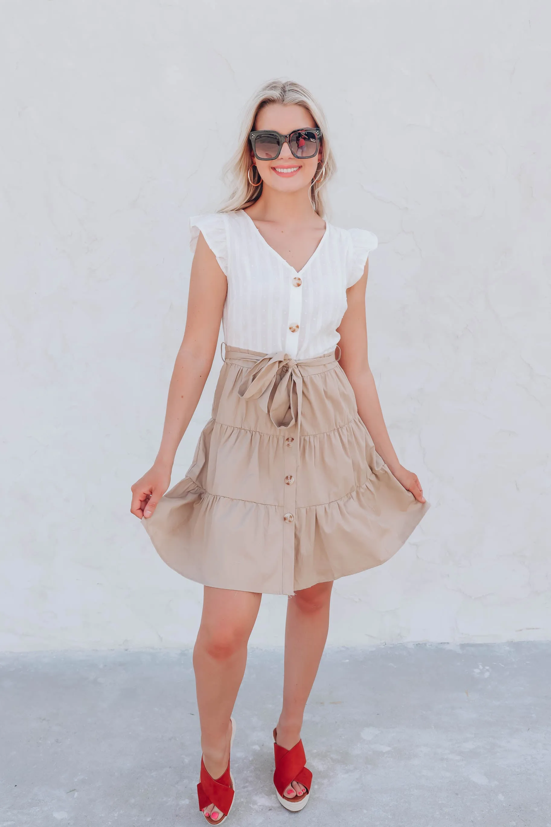 Innocence Cotton Tiered Sundress