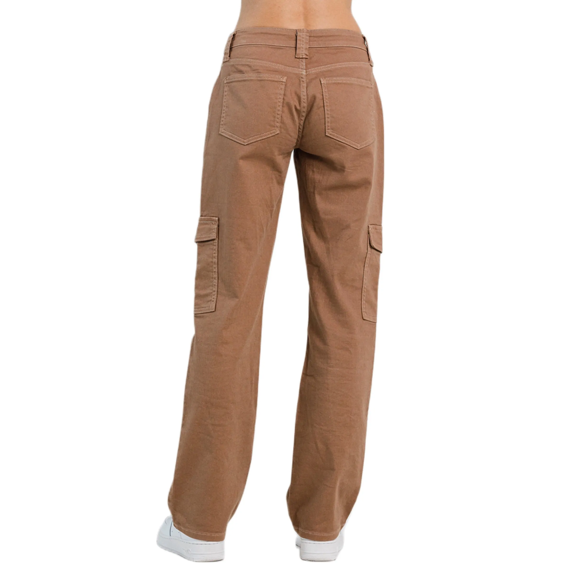 Jelly Jeans Taupe Straight Cargo Pants All Sizes Available 1, 3, 5, 7, 9, 11, 13