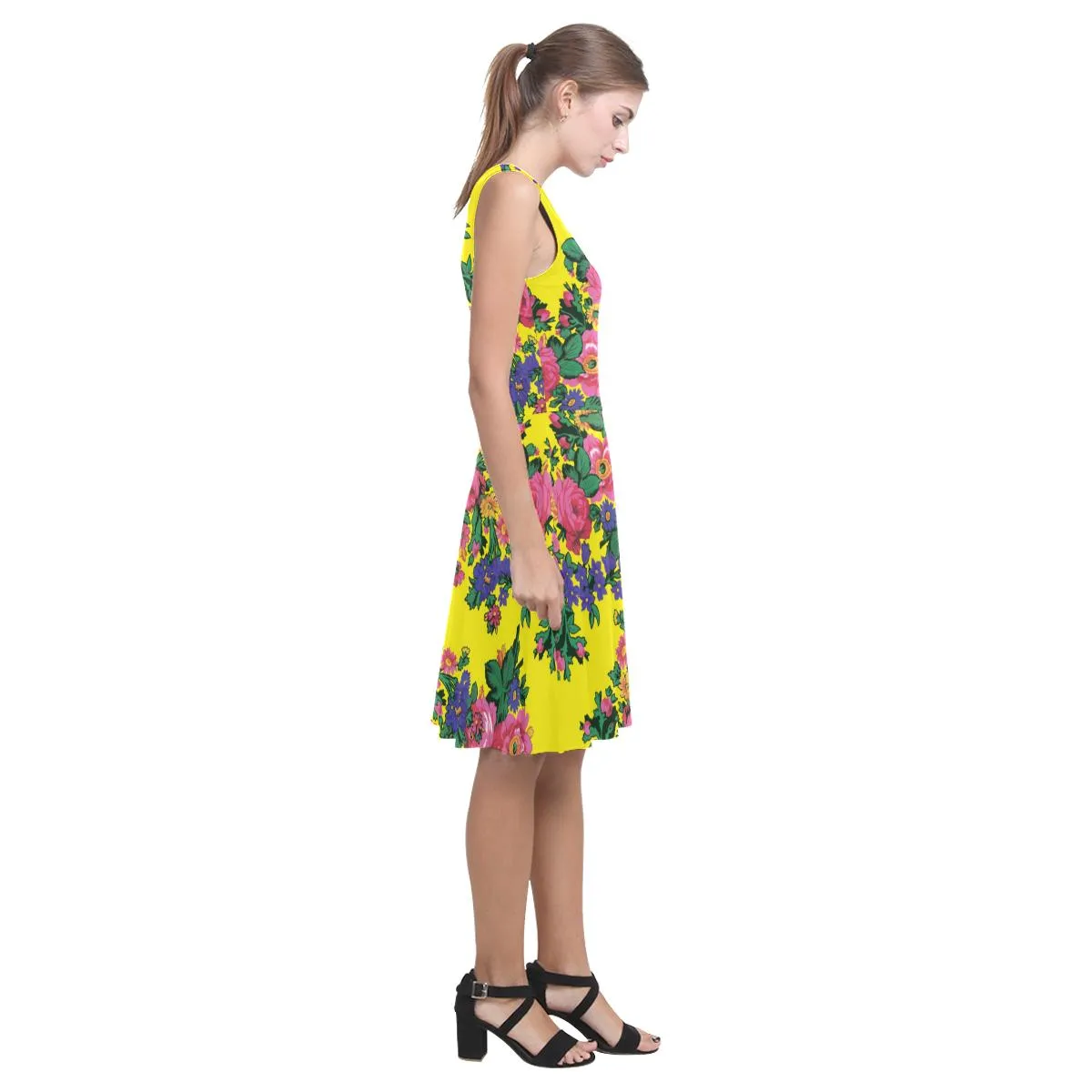 Kokum's Revenge-Yellow Atalanta Casual Sundress