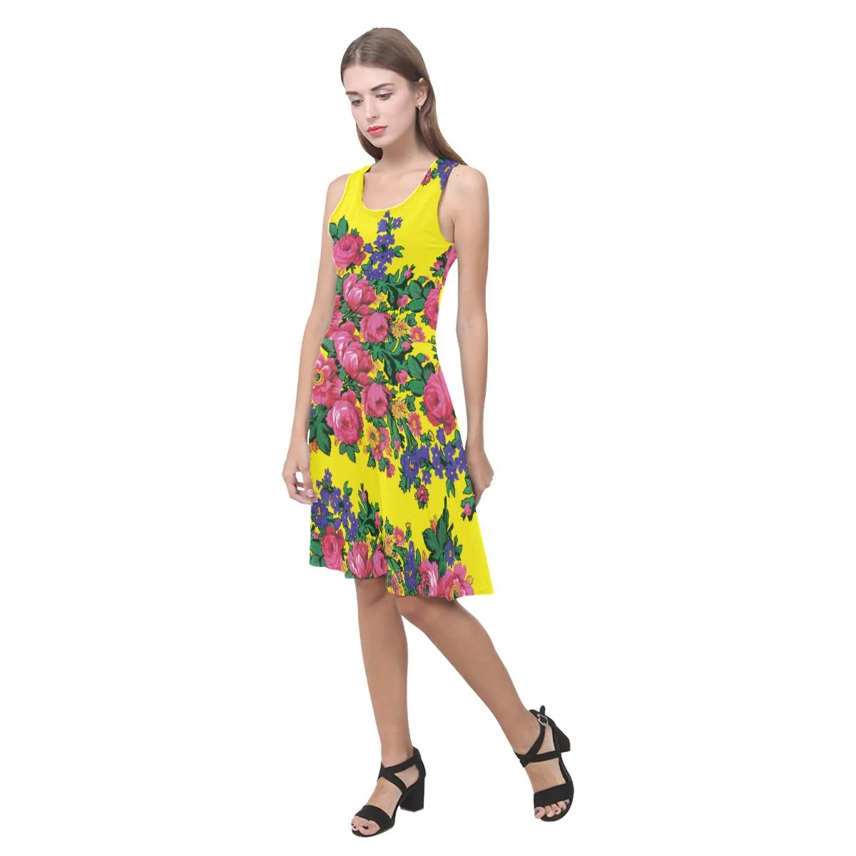 Kokum's Revenge-Yellow Atalanta Casual Sundress