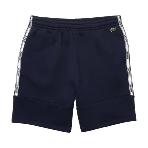 Lacoste LETTERED BANDS FLEECE BERMUDA Short Men’s -NAVY BLUE