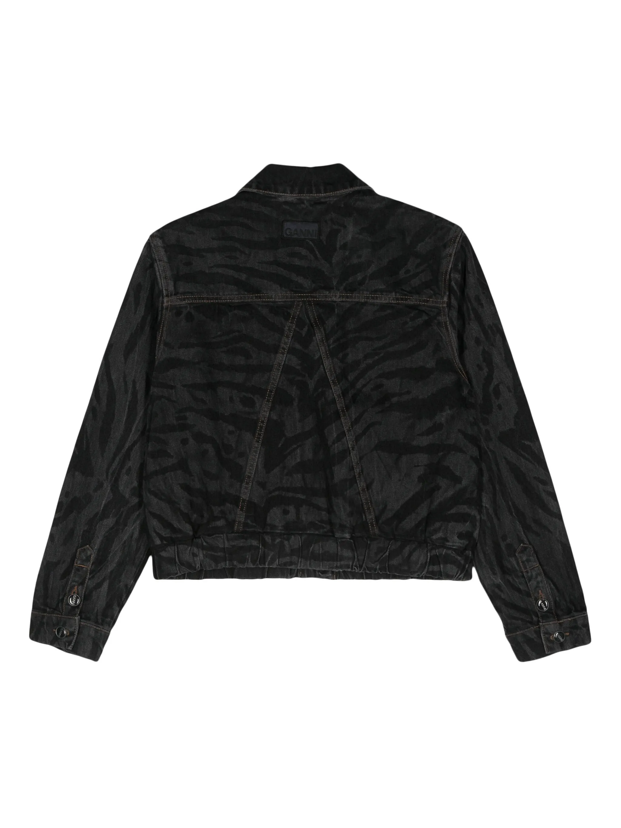 Lazer Denim Bomber Jacket