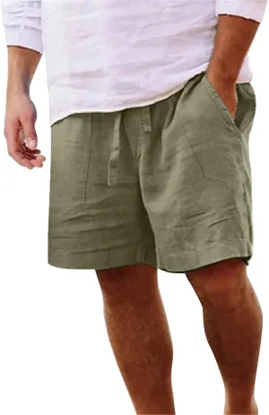 LCMTWX Shorts Men Casual Summer Shorts Cotton Men's Solid and and Men's Pants Mens Shortd Mesh Shorts Men's Hiking Shorts