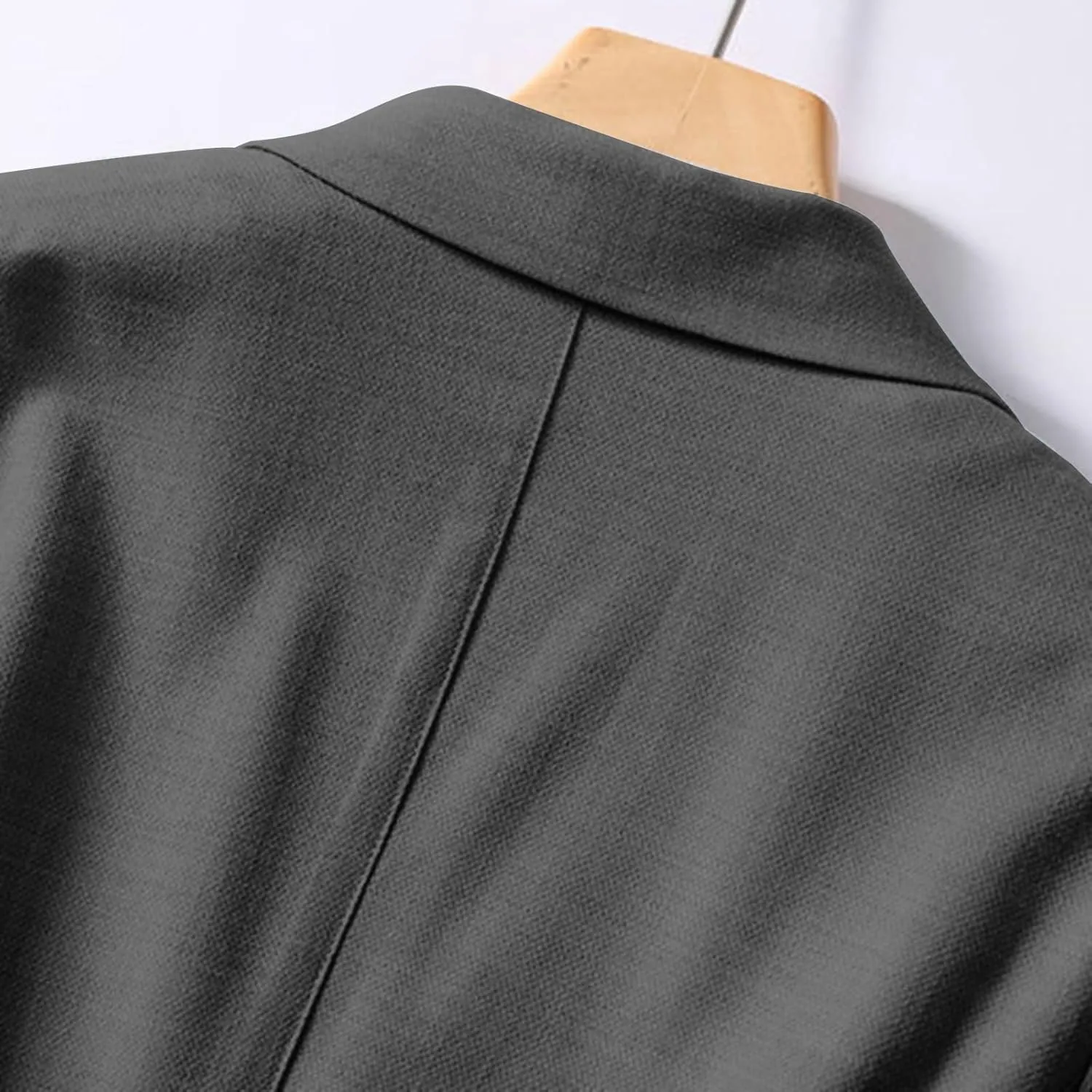 Linen Blazers for Women Business Casual Dressy Lapel Suit Blazer 3/4 Sleeve Lightweight Spring Summer Blazer Jackets