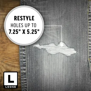 Loose Thread Large 8x6 Tatter Patch & Repair Kit
