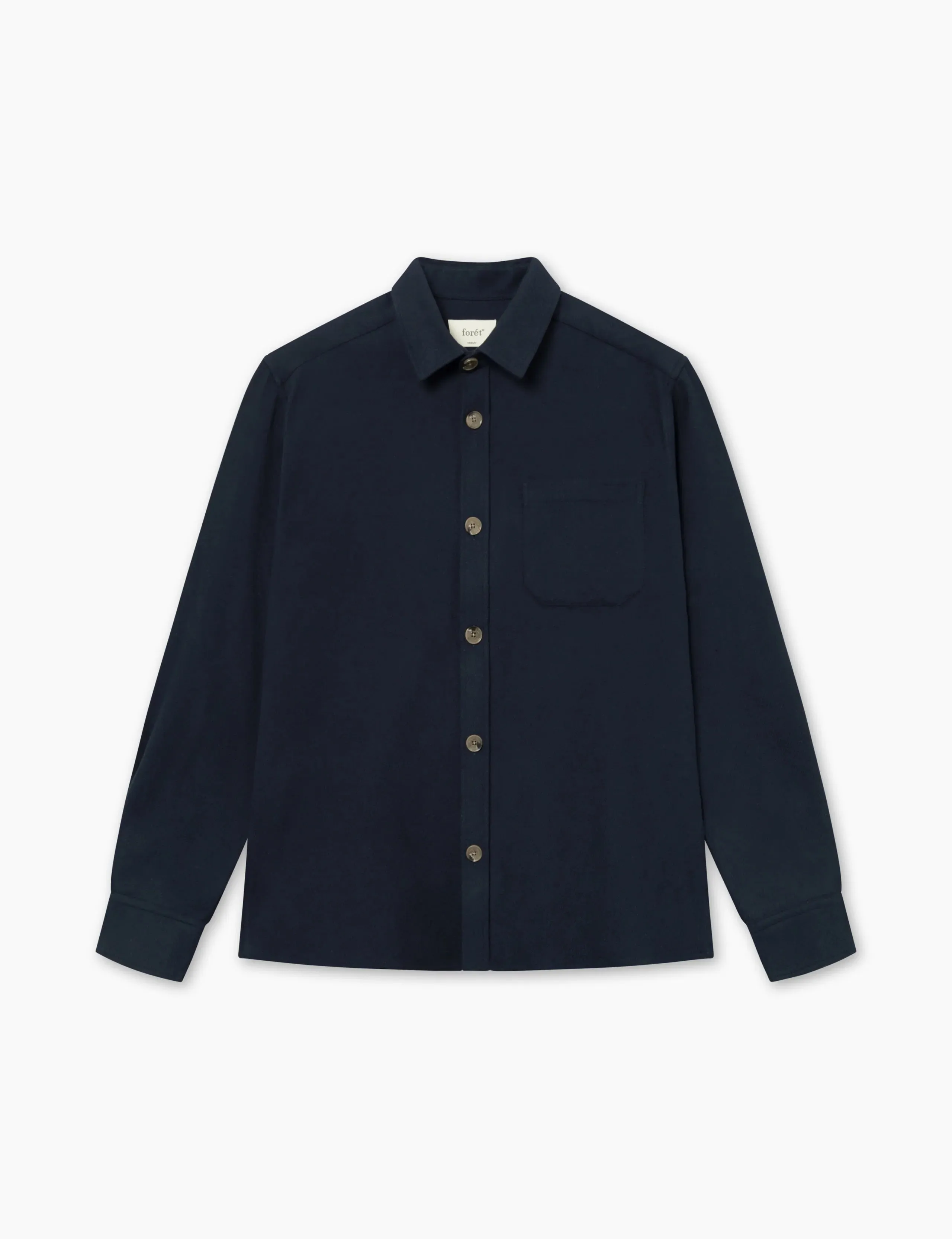 Map Flannel Shirt | Navy