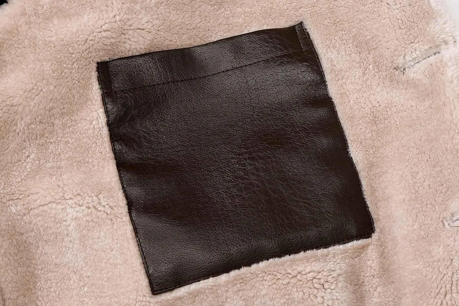 Mens Leather Jacket Fleece Lined Motorcycle Jacket Button Down Faux Leather Jacket Notch Lapel Coat Warm Winter Jacket