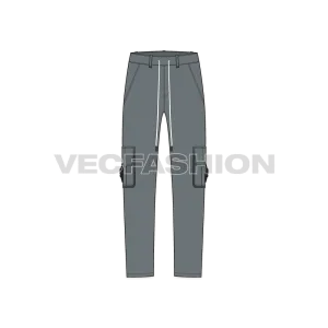 Mens Straight Fit Cargo Pants