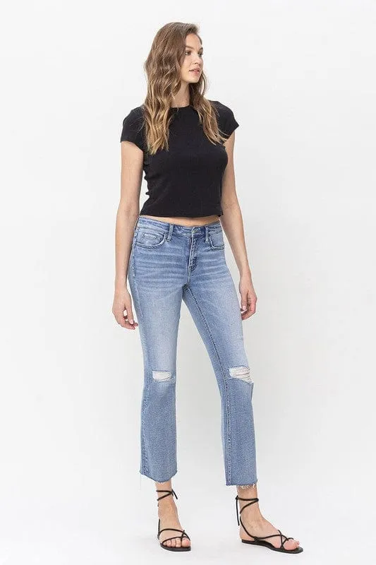 Mid Rise Kick Flare Jeans *Online Only*