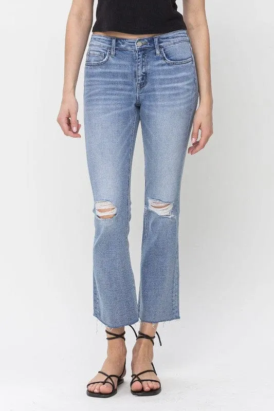 Mid Rise Kick Flare Jeans *Online Only*