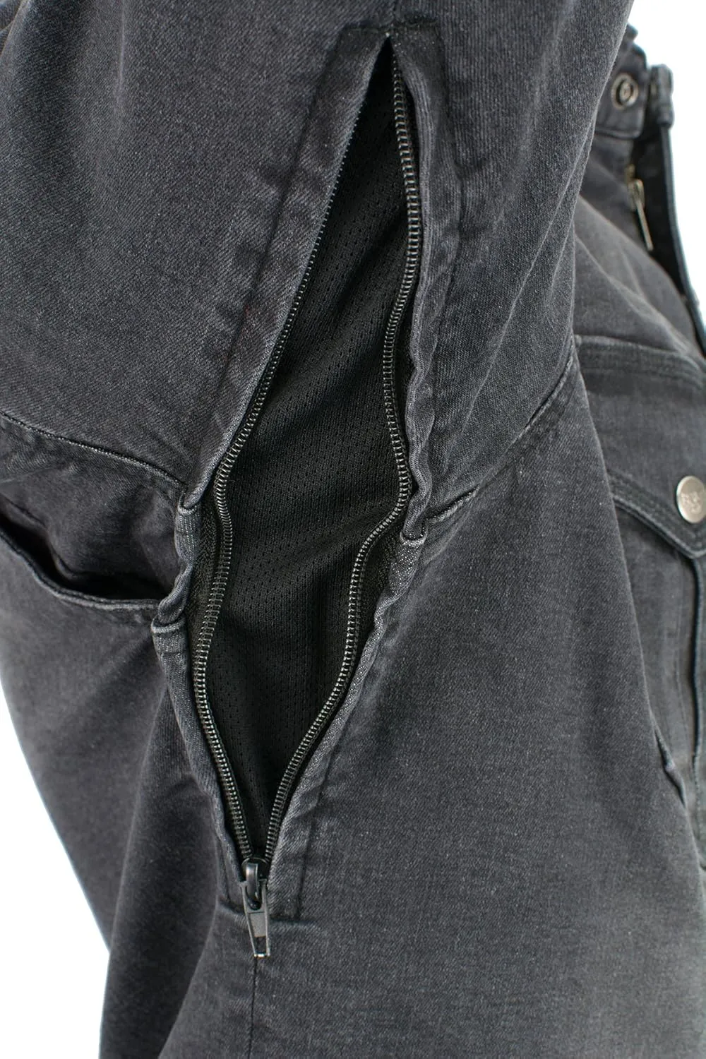 Milwaukee Leather Men's Long Sleeve Flannel Biker Shirts w/CE Armor - Reinforced w/Aramid Fibers