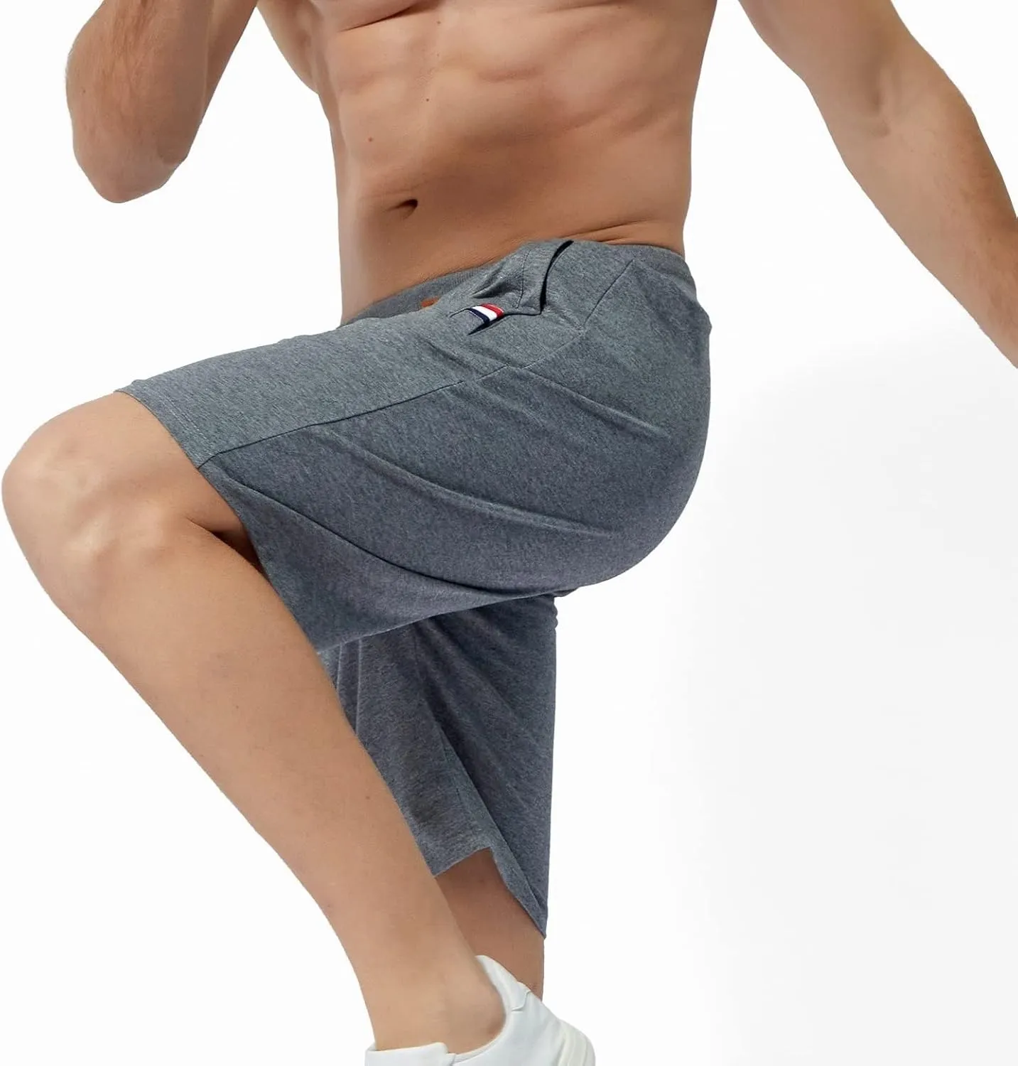 MO GOOD Mens Casual Shorts Workout Fashion Comfy Camo Shorts Breathable Big and Tall Shorts