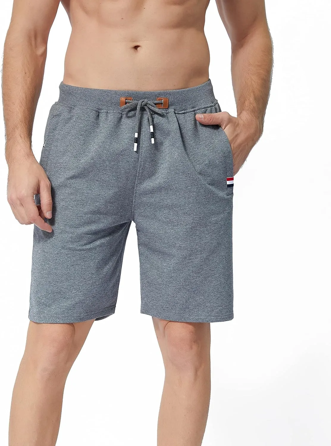 MO GOOD Mens Casual Shorts Workout Fashion Comfy Camo Shorts Breathable Big and Tall Shorts