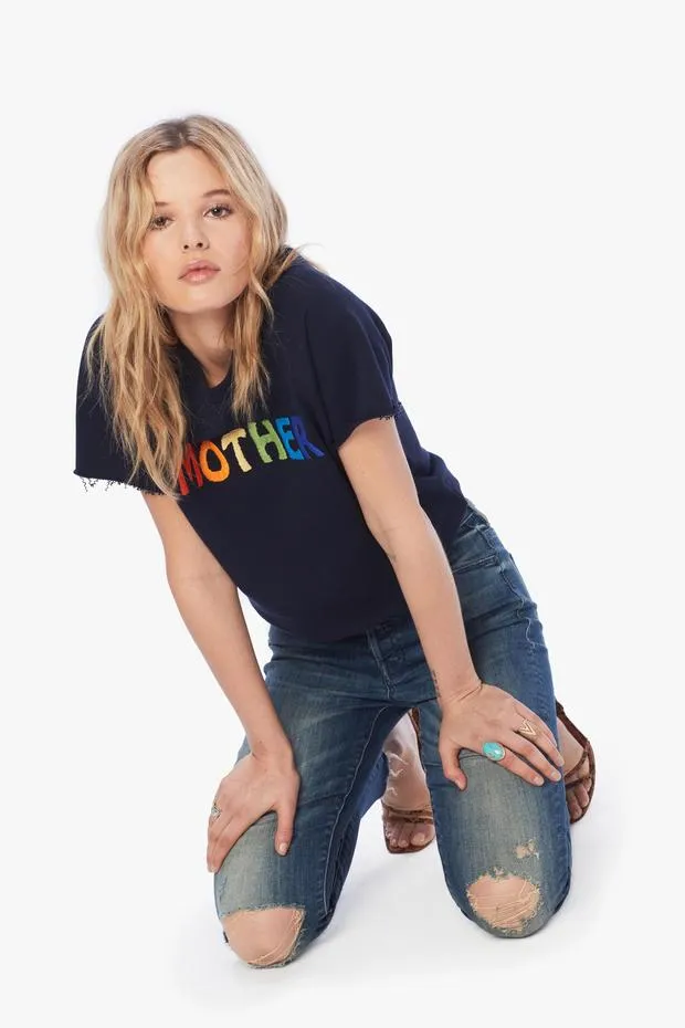 Mother Denim - Stunner Ankle Fray Field of Dreams