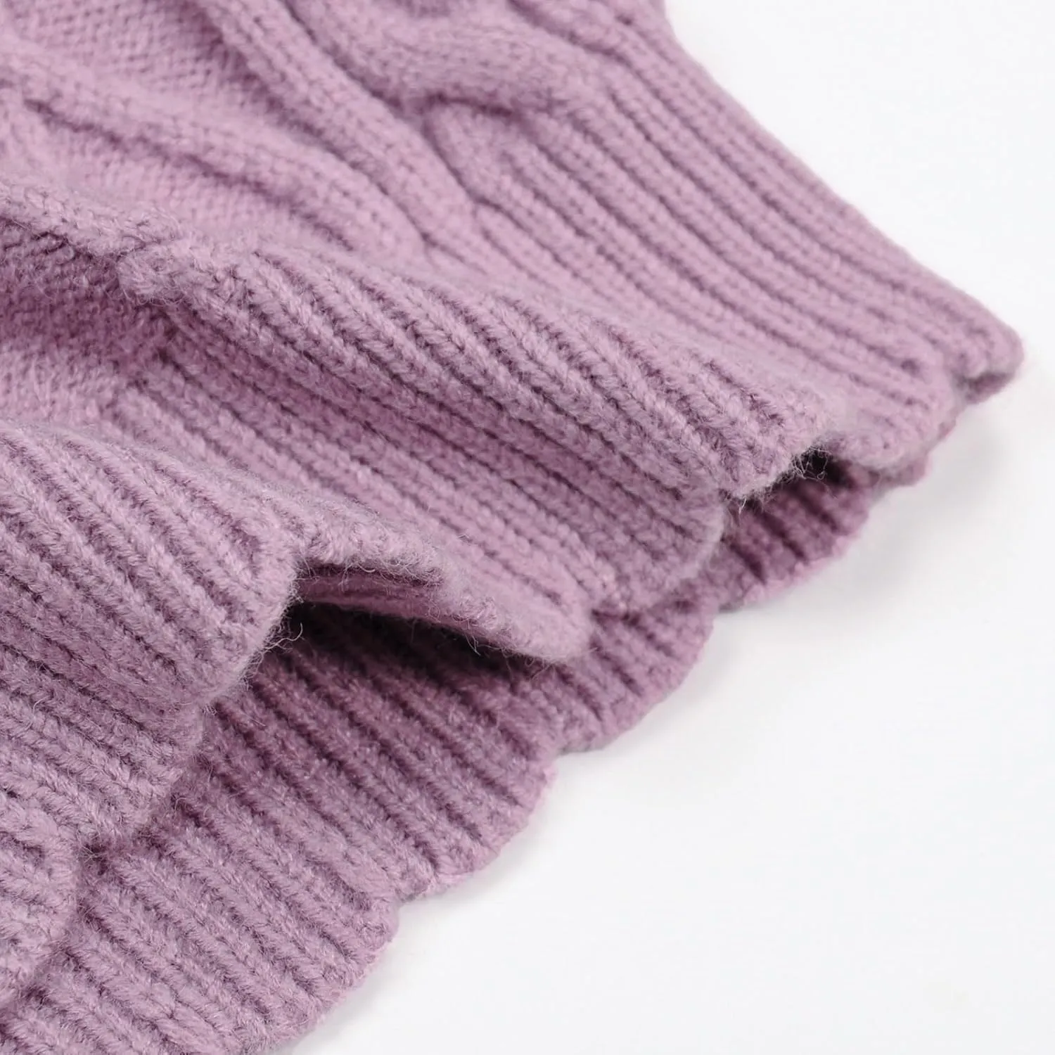 Mumetaz Toddler Baby Girl Sweaters Long Sleeve Crewneck Warm Pullover Knit Sweater Fall Winter Baby Girl Clothes