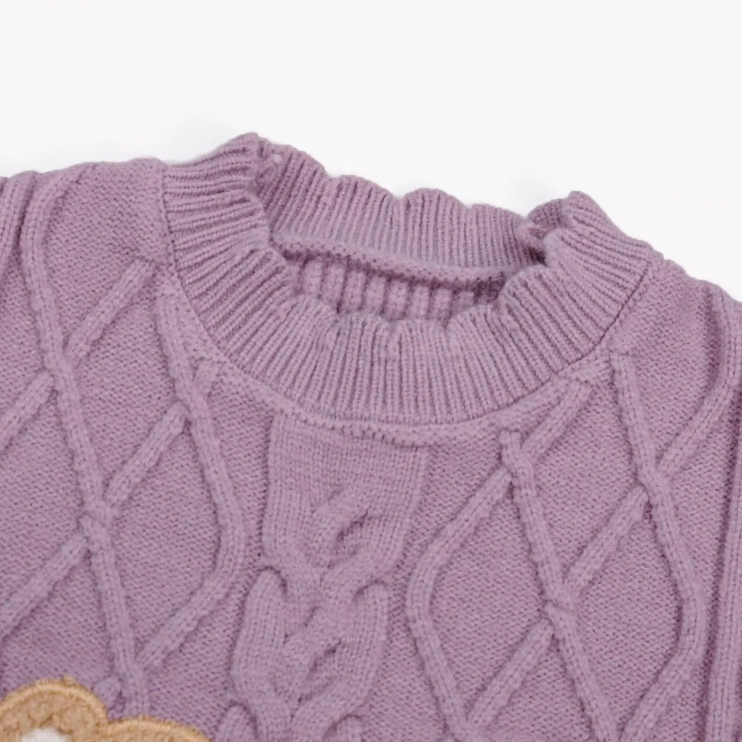 Mumetaz Toddler Baby Girl Sweaters Long Sleeve Crewneck Warm Pullover Knit Sweater Fall Winter Baby Girl Clothes