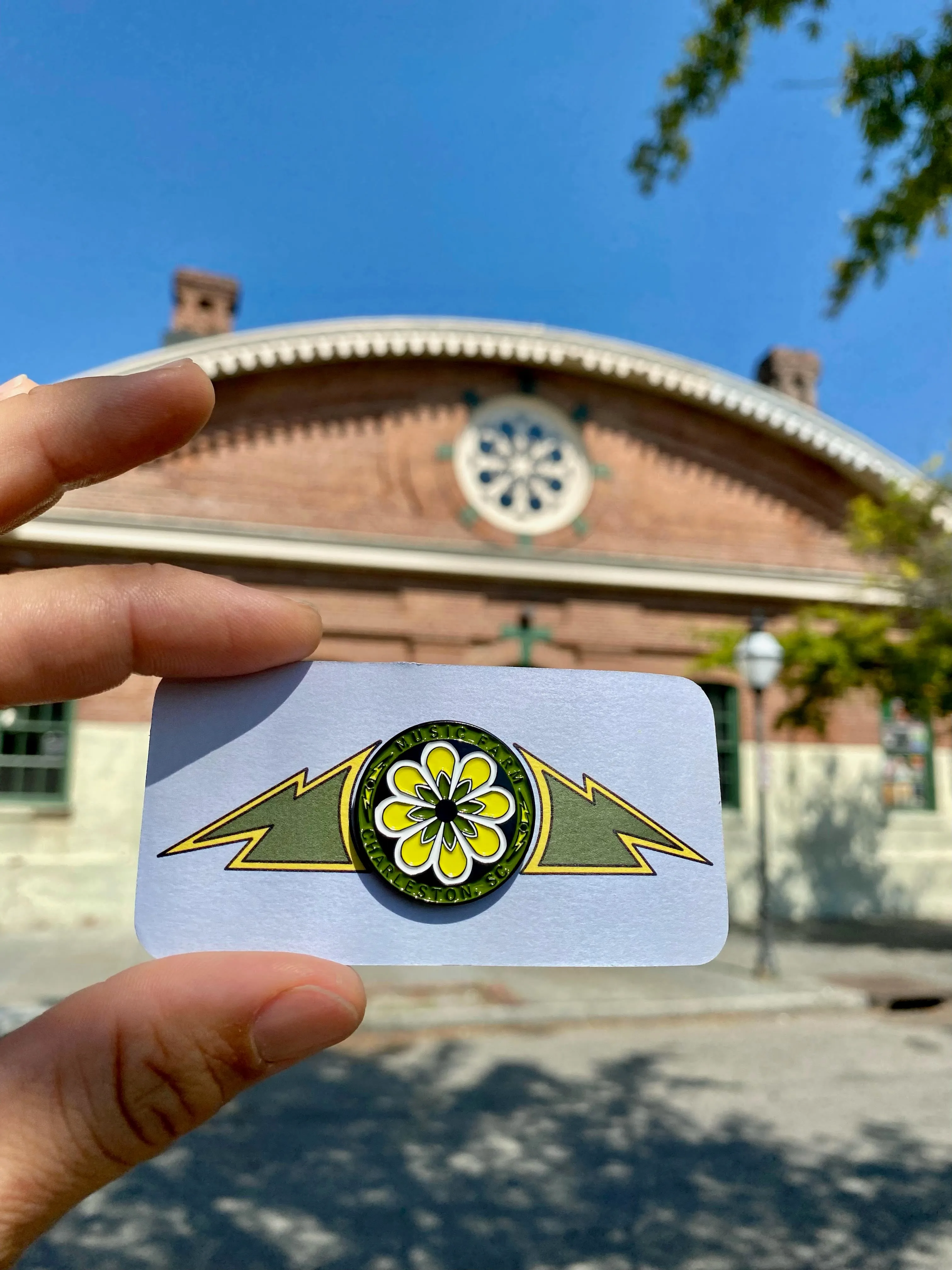 Music Farm Enamel Pin