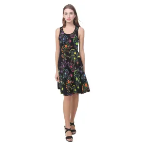 Neon Floral Bears Atalanta Sundress